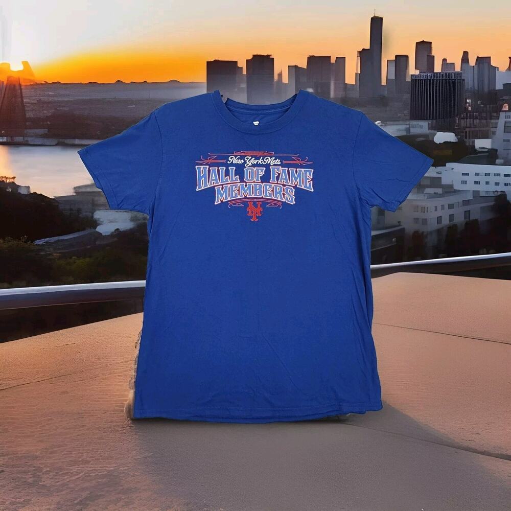 New York Mets Shirt Mens Large Hall Of Fame Members T-Shirt MLB NY Shea Stadium